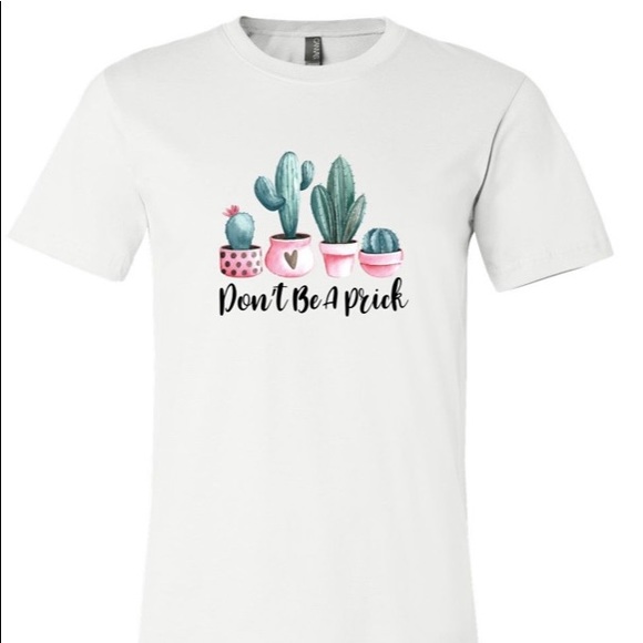 Don’t be a prick cactus graphic T-shirt - Picture 2 of 2